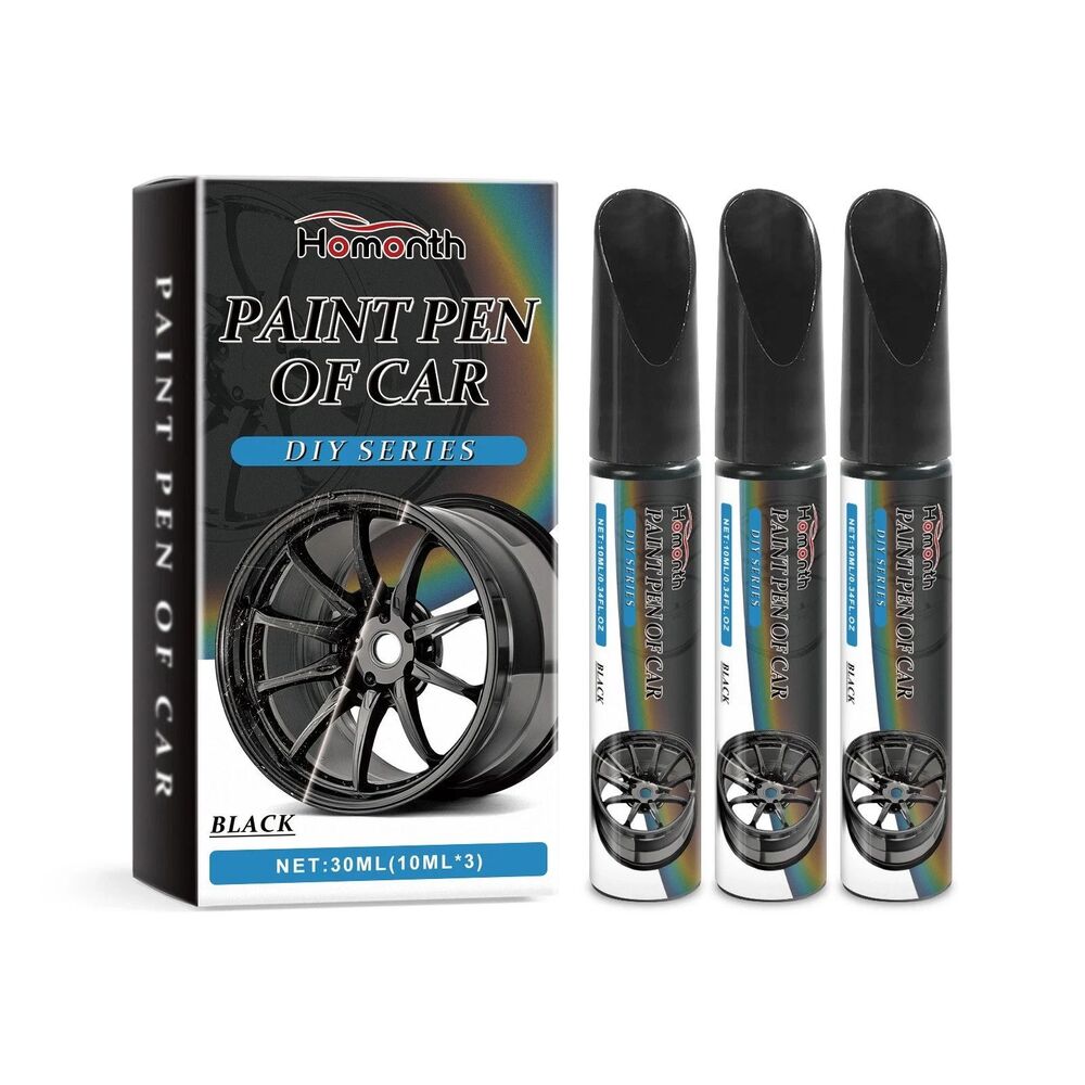 Homonth Black Car Wheel Scratches Repair Pen Car Paint Scratches Scratches Decon